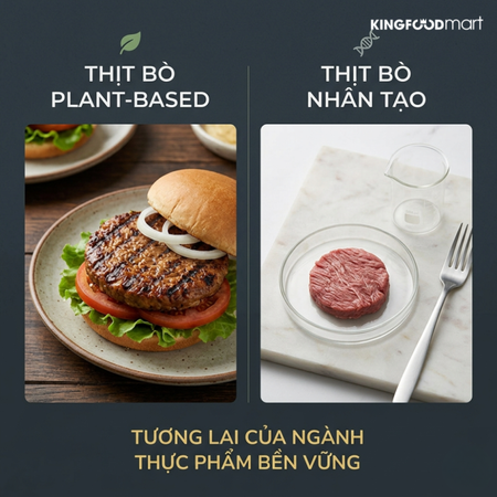 Thịt bò Plant-based & Nhân tạo: Tương lai của ngành thực phẩm bền vững
