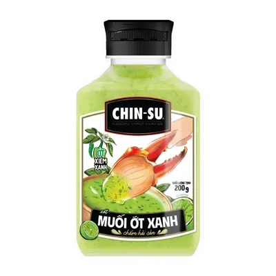 Xốt muối ớt xanh Chin-Su chai 200g