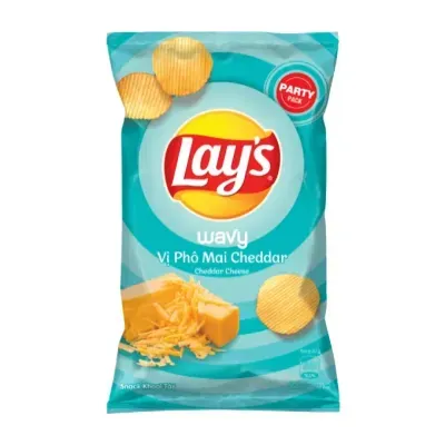 Snack khoai tây phô mai Cheddar Lay's gói 90g