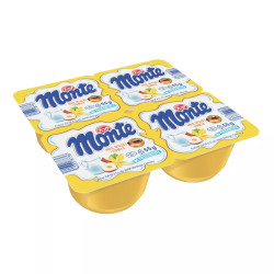 Váng sữa vani Monte lốc 4 hộp x 55g