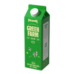 Sữa thanh trùng rất ít đường Green Farm Vinamilk hộp 900ml (1 Hộp)