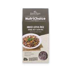 Gạo hỗn hợp tấm cám Lotus Rice Nutri Choice hộp 0,5kg
