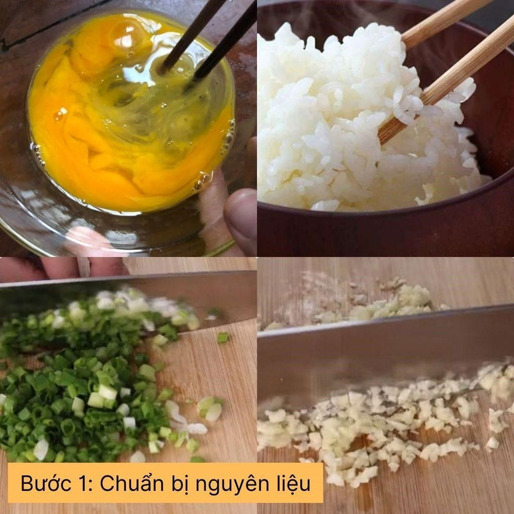 chuẩn bị nguyên liệu