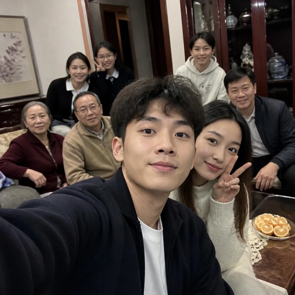 Giới thiệu với gia đình là dấu hiệu thích mình thật lòng nghiêm túc. (Ảnh được tạo bởi AI)