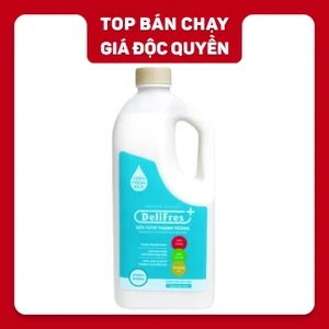 Sữa tươi thanh trùng không đường Delifres chai 1.8l