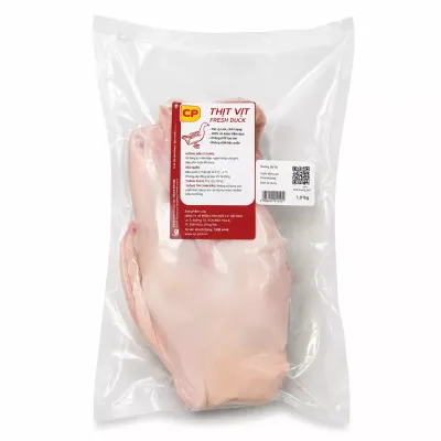 Vịt tươi nửa con CP (không đầu, cổ) 1.1Kg