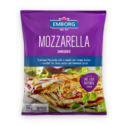 Phô mai Mozzarella bào Emborg gói 200g