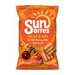 Snack ngũ cốc nướng vị thịt nướng BBQ Sunbites gói 75g (1 Gói)