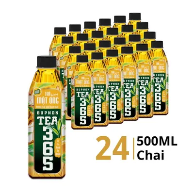 Thùng 24 chai trà Tea365 hương mật ong 500ml