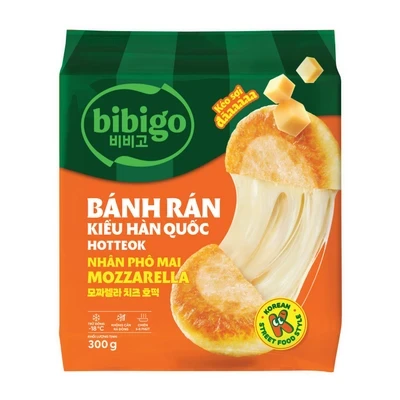 Bánh rán kiểu Hàn Quốc Hotteok Mozzarella Bibigo gói 280g/300g