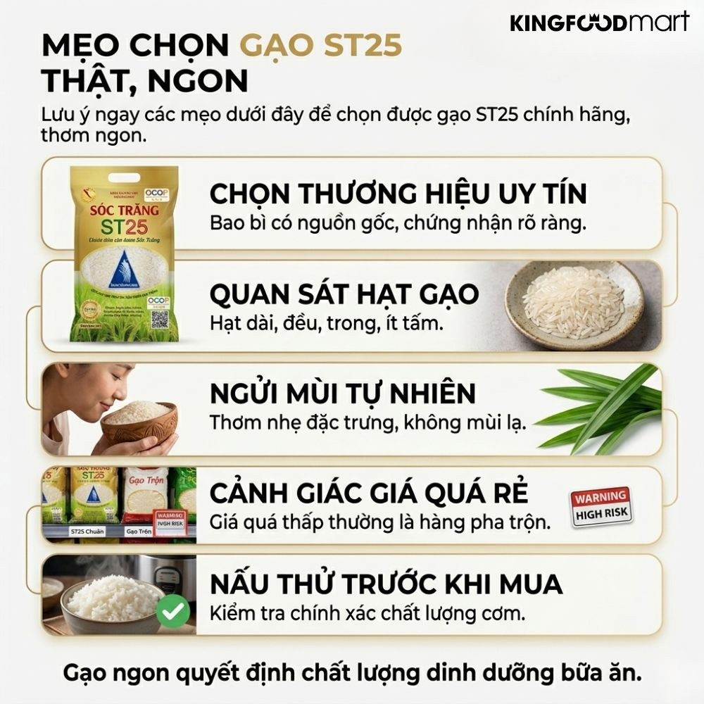 Giá gạo ST25 hôm nay bao nhiêu 1kg? 