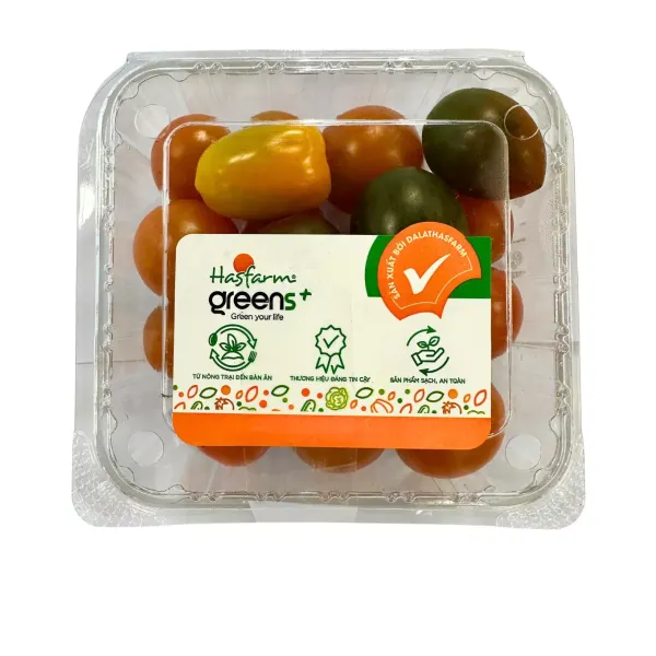 Cà chua cherry mix Hasfarm hộp 200g