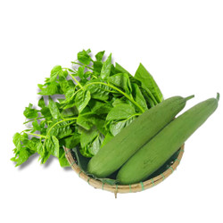 Combo 2 Trái Mướp Hương Vietgap & Rau Mồng Tơi Vietgap 300g