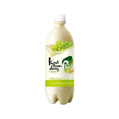 Nước gạo lên men KOOKSOONDANG 3% vị nho trắng chai 750ml