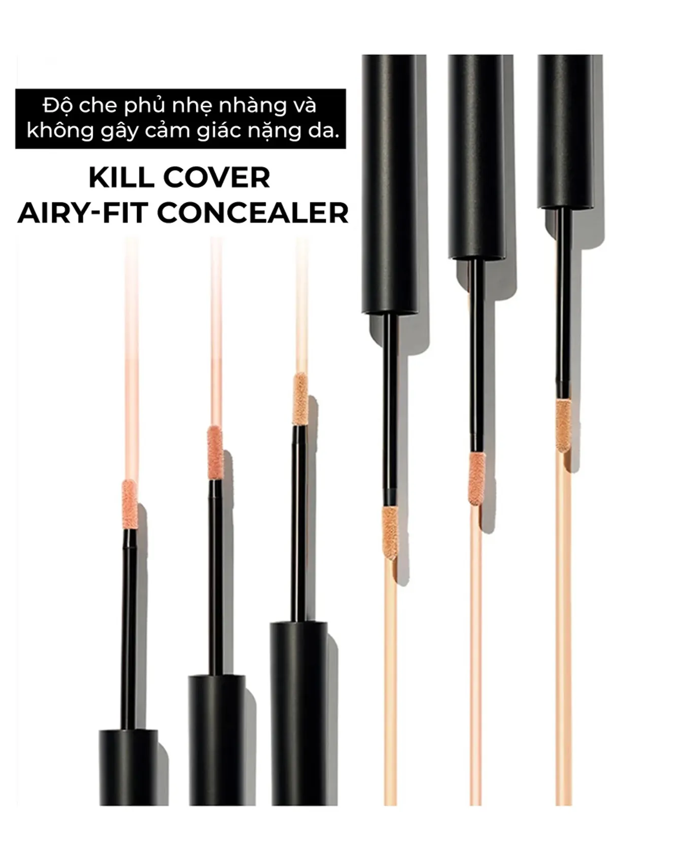 Kem Che Khuyết Điểm Clio Kill Cover Airy-Fit Concealer - Image 2