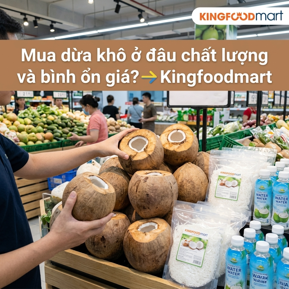 Mua dừa khô ở đâu chất lượng và bình ổn giá