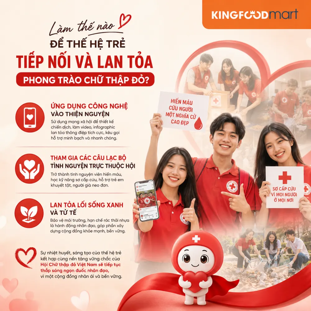 Làm thế nào để thế hệ trẻ tiếp nối và lan tỏa phong trào Chữ thập đỏ
