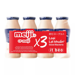 Sữa chua Original Meiji lốc 4 hộp x 85ml (1 lốc)