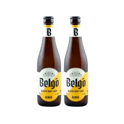 Combo 2 chai bia craft Blonde 5.9% Belgo 330ml