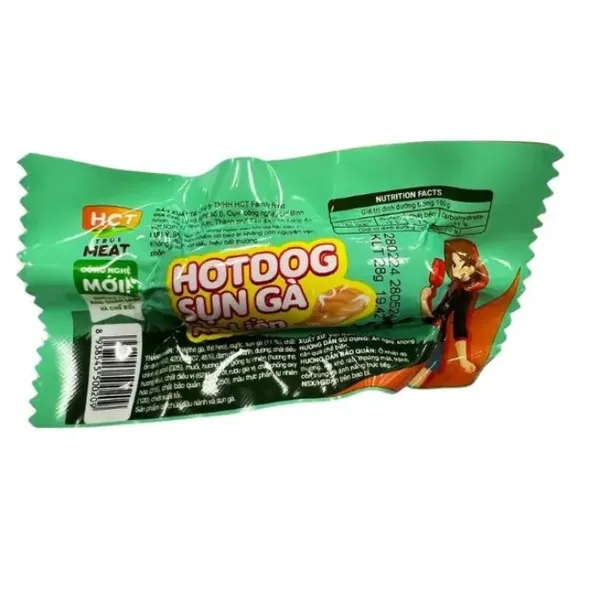 Xúc xích hotdog HCT sụn gà ăn liền cây 28g