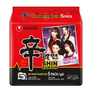 Mì Shin Ramyun Nongshim lốc 5 gói 120g