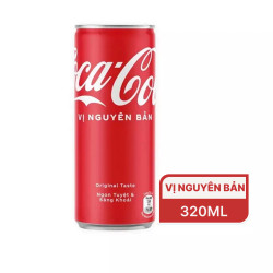 Nước ngọt CocaCola 320ml (1 lon)