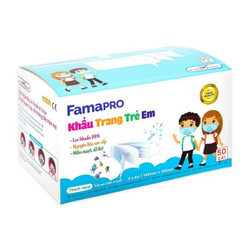 Khẩu trang y tế trẻ em Famapro hộp 50 cái (1 Hộp)