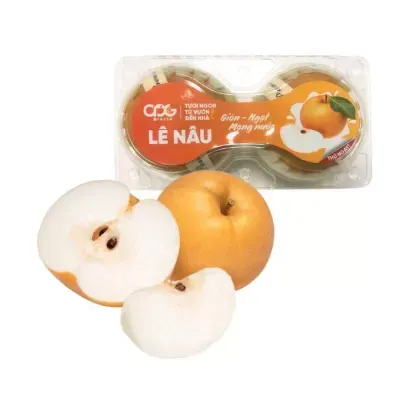 Lê nâu nội địa Trung hộp 2 quả