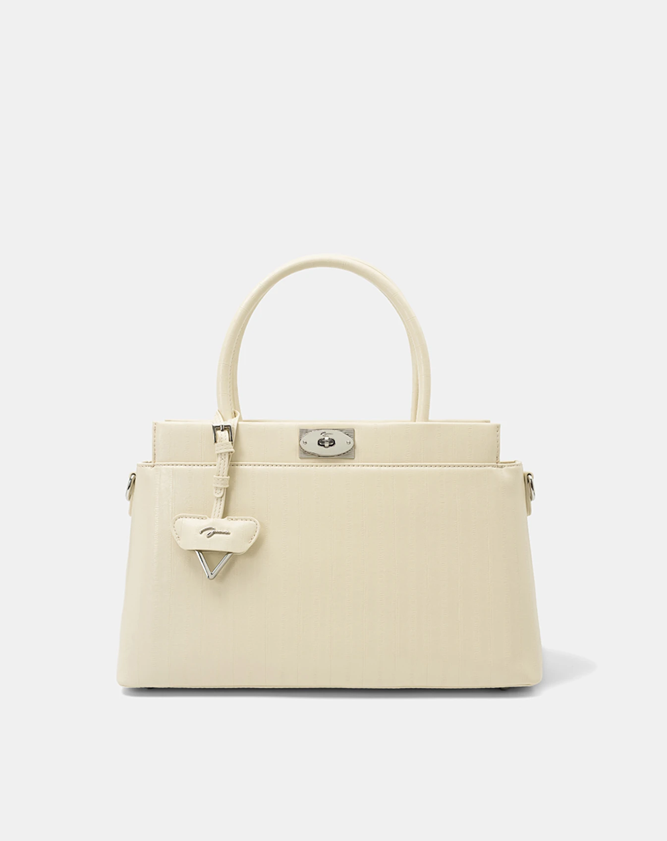 Túi Xách Trung Top Handle Bag Phối Khoá - Image 1