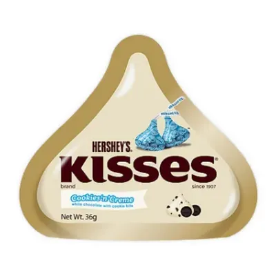 Socola Cookies N Cream Hershey's Kisses gói 36g