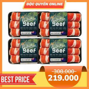 Combo 4 Vỉ Bò Úc Ngũ Cốc 200g Freshfoco