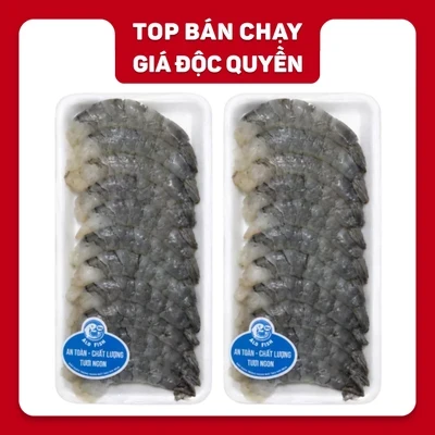 Combo 2 vỉ tôm sú lột 150g