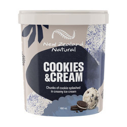 Kem vani bánh xốp New Zealand Natural hộp 480ml (1 Hộp)