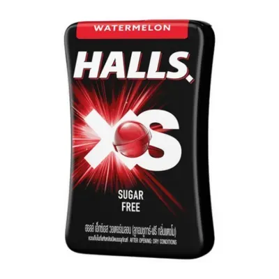 Kẹo ngậm không đường hương dưa hấu Halls XS hộp 12g