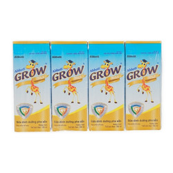 Lốc sữa nước hương vani Abbott Grow Gold hộp 180ml (4 Hộp)