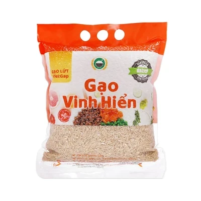 Gạo lứt VietGAP Vinh Hiển túi 2kg
