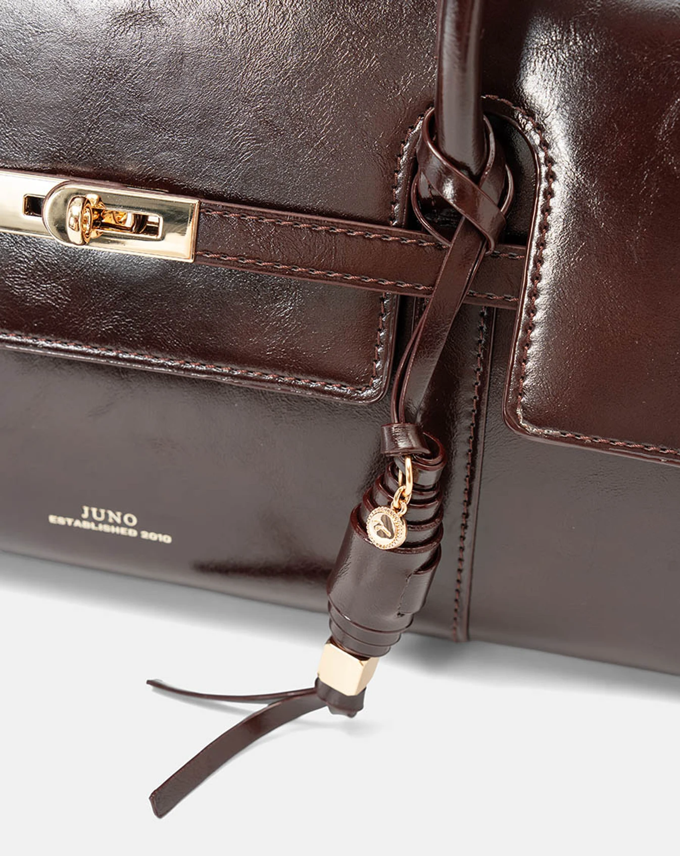 Túi Xách Trung Croissant Satchel Bag With Belt Detail - Image 3