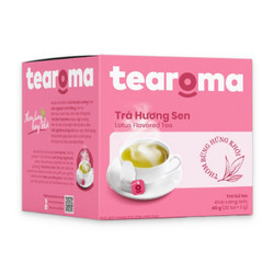 Trà hương sen túi lọc Tearoma hộp 40g