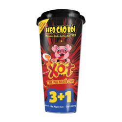 Xúc xích xốt trứng muối Heo Cao Bồi ly 64g (1 Ly)