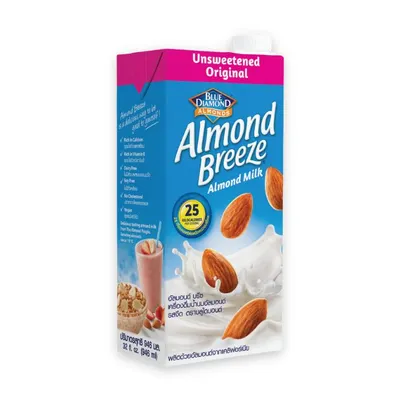 Sữa hạnh nhân Almond Breeze không đường hộp 946ml