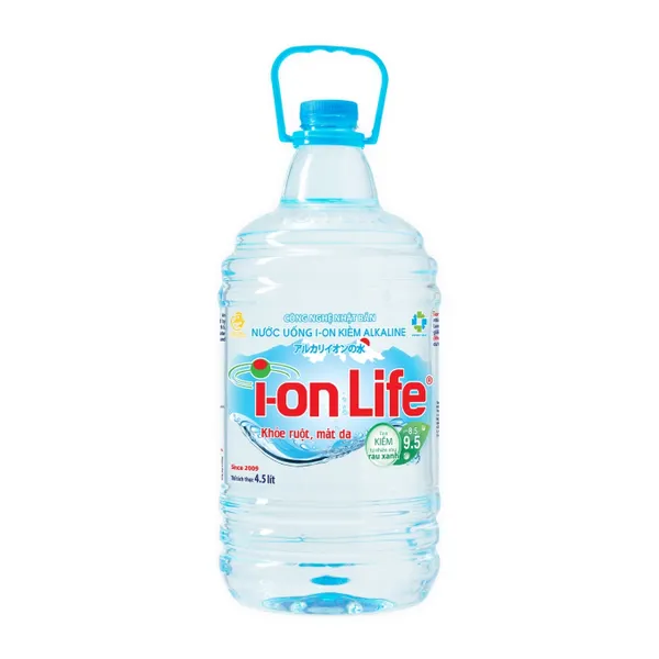 Nước uống ion kiềm ion Life chai 4.5L
