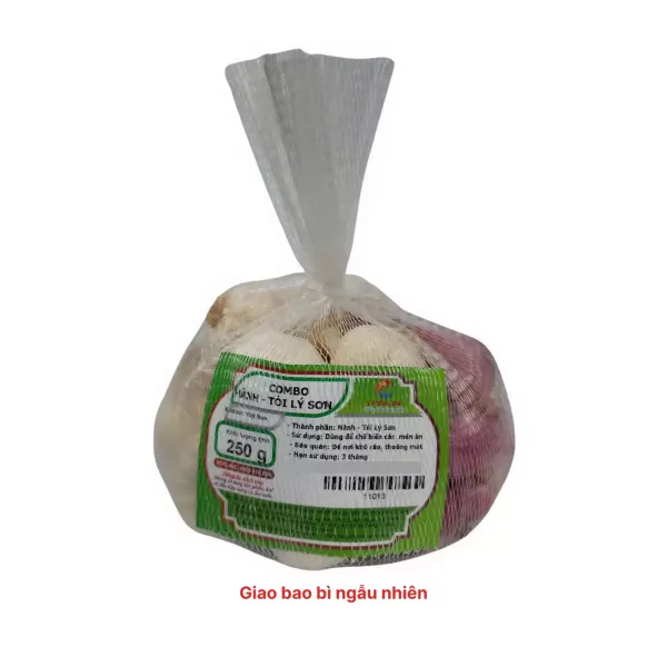 Combo hành tỏi Lý Sơn gói 250g
