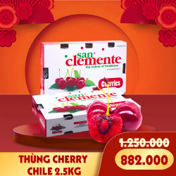 Thùng cherry Chile 2.5 kg (1 Thùng)