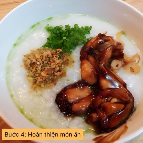 hoàn thiện món ăn