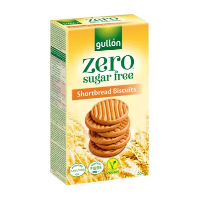 Bánh quy không đường Shortbread Zero Gullón hộp 330g