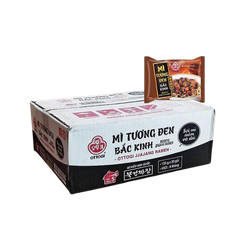Thùng 20 gói mì tương đen Bắc Kinh Ottogi gói 135g