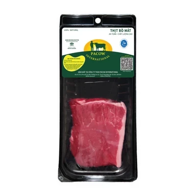 Bít tết đùi bò Úc Pacow khay 250gr
