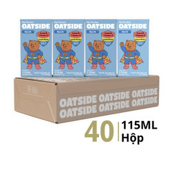 Thùng sữa yến mạch đậm đà Oatside hộp 115ml (40 Hộp)