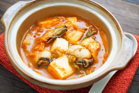 Cá hộp hầm kim chi – Sự kết hợp ngọt ngào của hải sản và vị cay nóng của kim chi