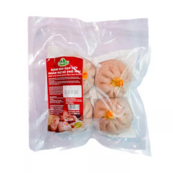 Bánh bao gạo lứt nhân thịt bò phô mai Bon 70gx4 (1 gói)